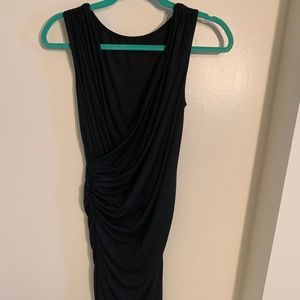 Pattyboutik black cowl dress, form fitting